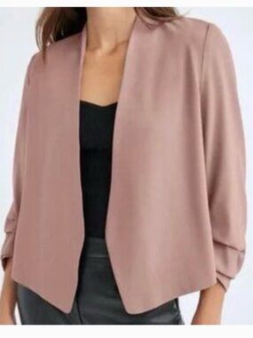 Babaton Dusty Rose Collarless Women's Blazer